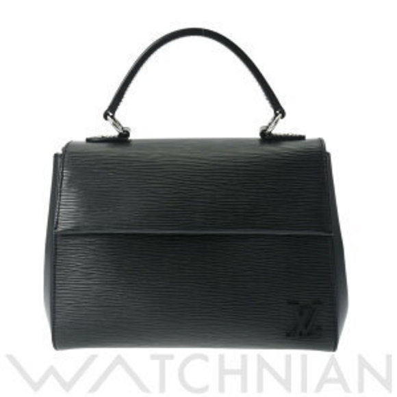 Louis Vuitton Epi Cluny Noir Black Leather Handbag Bag - Picture 1 of 9